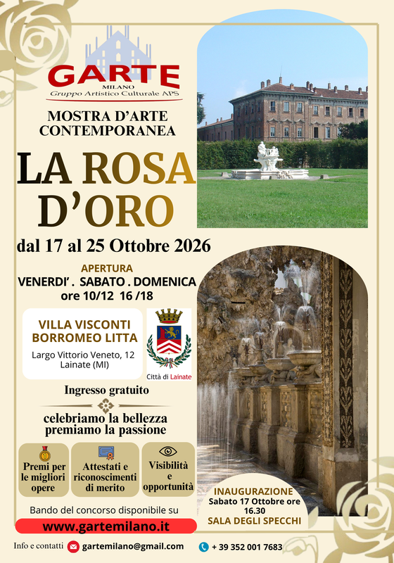 Mostra d'arte contemporanea - La rosa d'oro