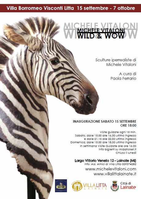WILD & WOW, Mostra di sculture iperrealiste di Michele Vitaloni