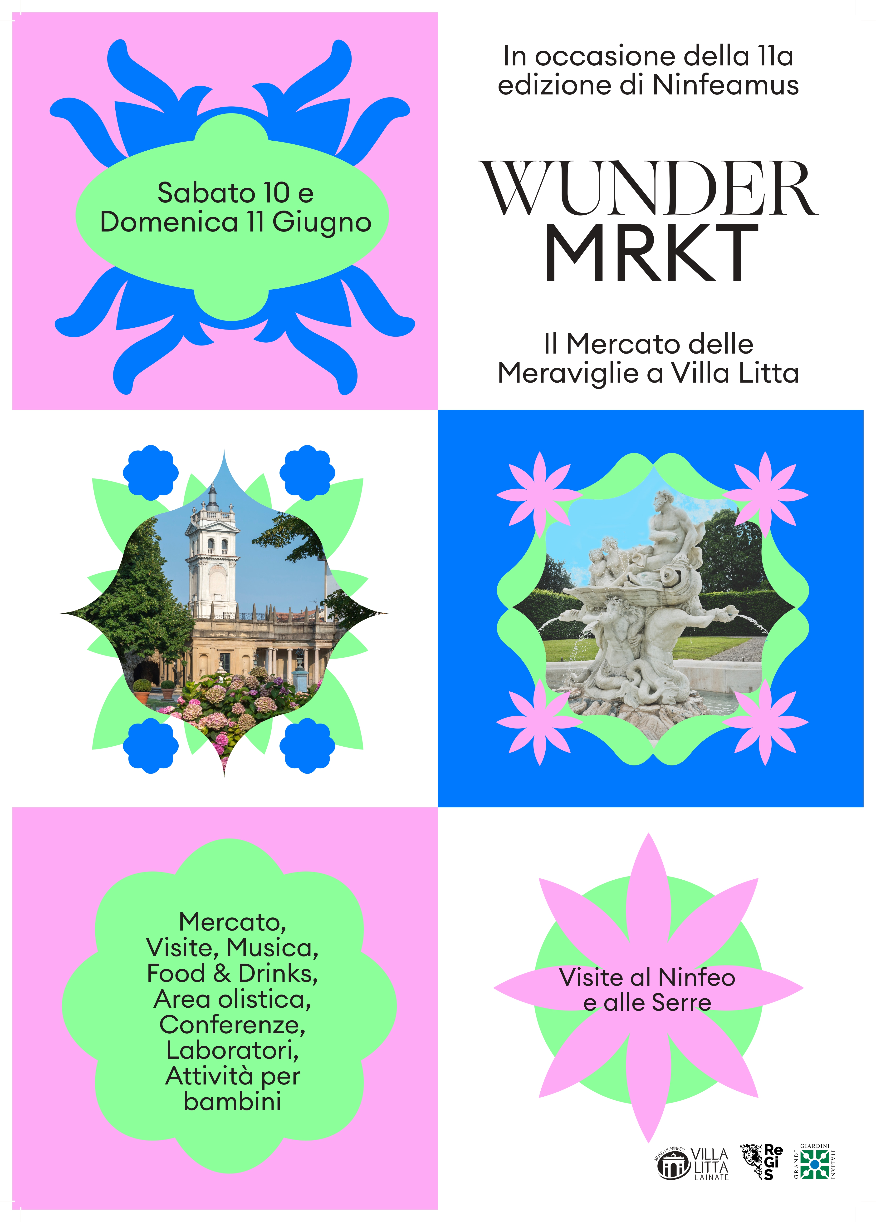 Ninfeamus + Wunder Mrkt: il Mercato delle Meraviglie a Villa Litta